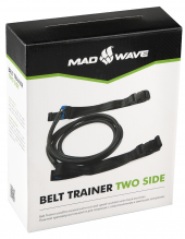 Тренажер для отработки техники толчков и гребков Short Belt 5,4-14,1 кг Black-Red MAD WAVE M0771 04 4 00